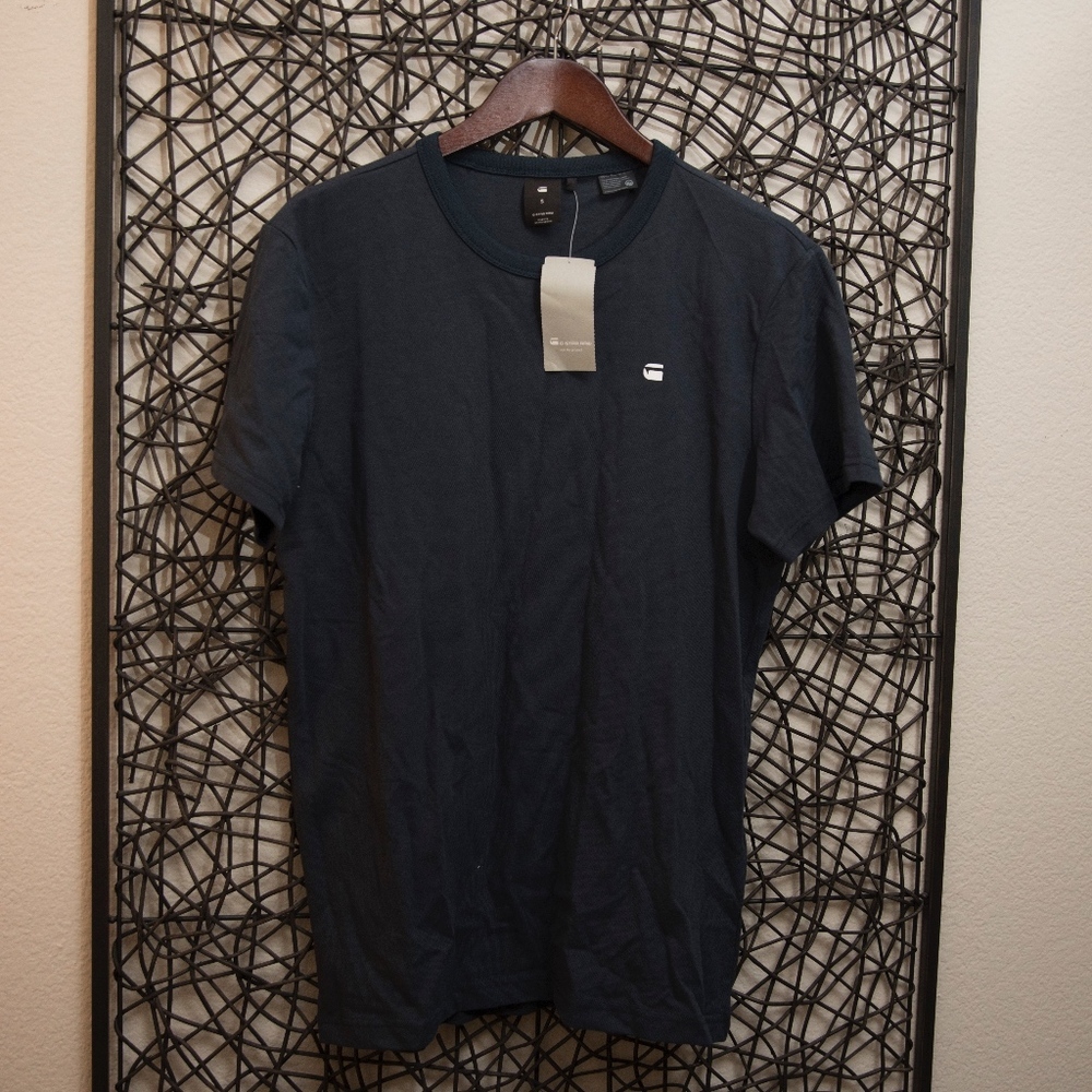 G-Star Raw Bonded T Shirt (Small) Navy
